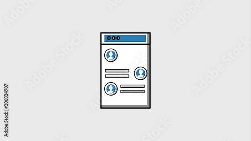 people chat message viral content animation hd
