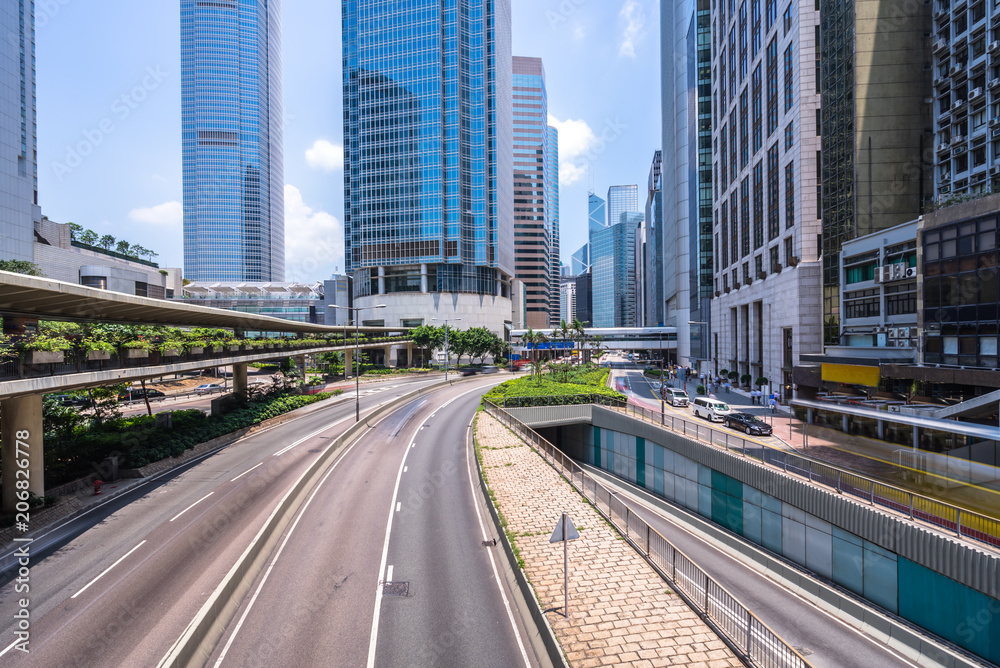 busy traffic in urban