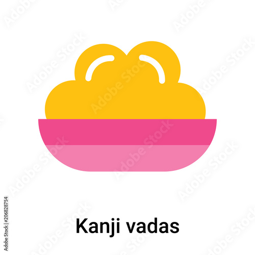 Kanji vadas icon vector sign and symbol isolated on white background
