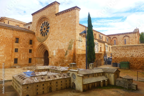 Santa María de Huerta, pueblo de Soria, en la Comunidad Autónoma de Castilla y León (España) Alberga monasterio cisterciense