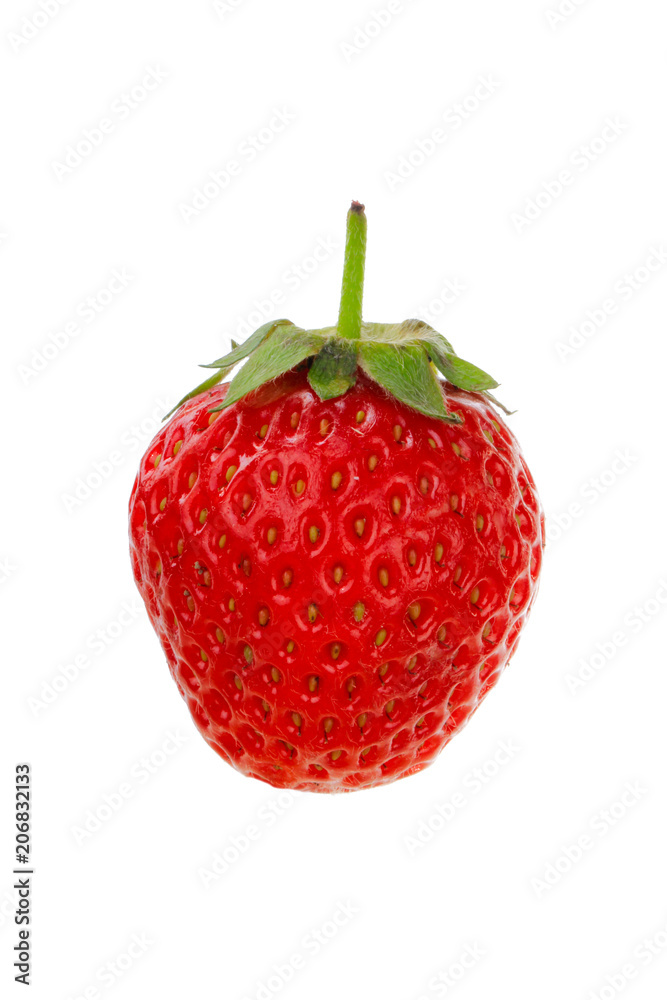fresh red strawberry isolated on white background fresh red strawberry isolated on white background