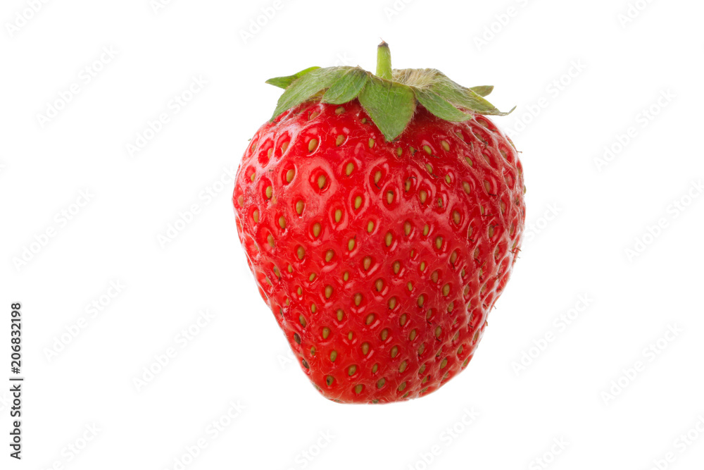 fresh red strawberry isolated on white background fresh red strawberry isolated on white background