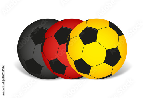 Fußball Deutschlandfarben