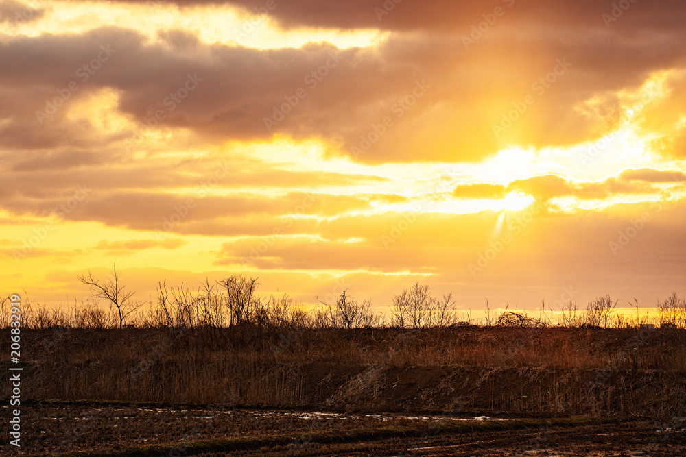 美しい夕焼け空 美しい夕焼け空