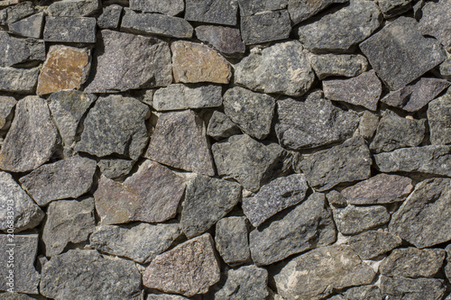 Dry stone wall texture background