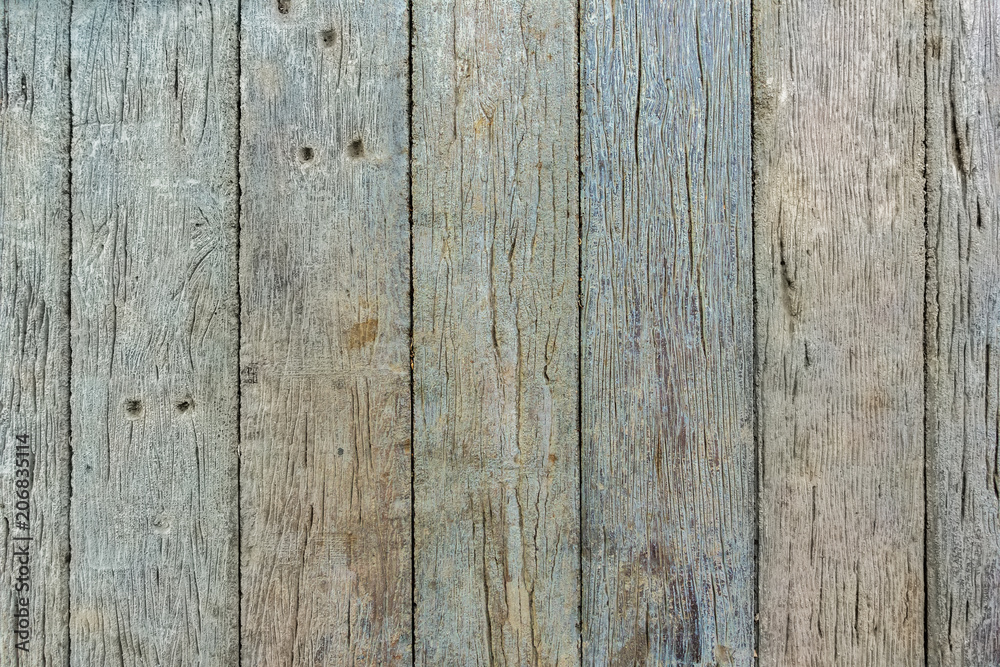 Old wooden railway sleepers background , vintage surface wood for design.
