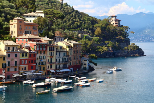 Italian pitoresque village of Portofino  in the Liguria Riviera