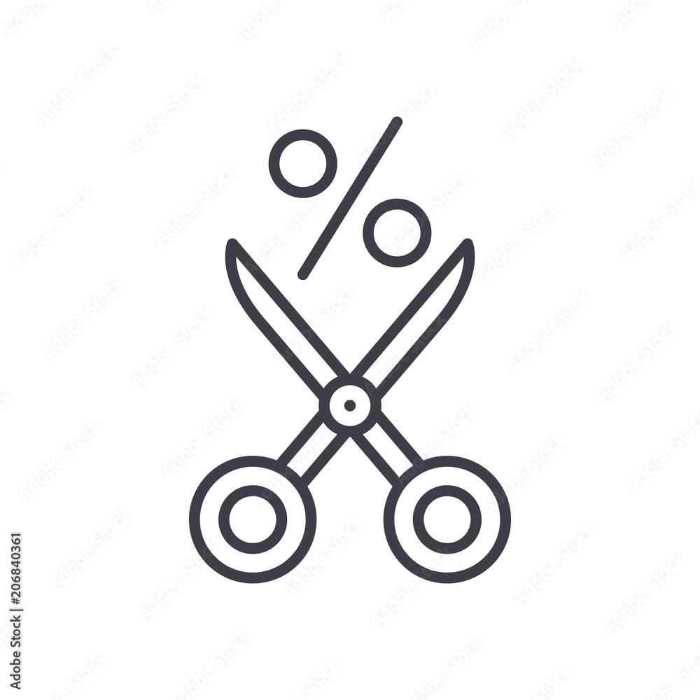 Offering a discount black icon concept. Offering a discount flat vector symbol, sign, illustration. Offering a discount black icon concept. Offering a discount flat vector symbol, sign, illustration.