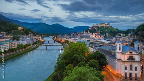 Historic town centre of Salzburg, Austria