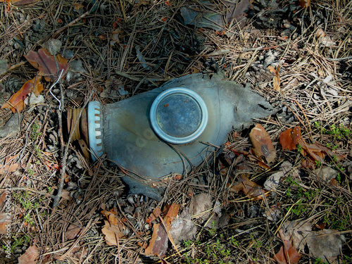 Wallpaper Mural Gas mask in  Pripyat (Chernobyl disaster) Torontodigital.ca