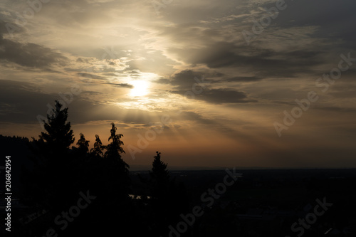 Sonnenuntergang Schwarzwald photo