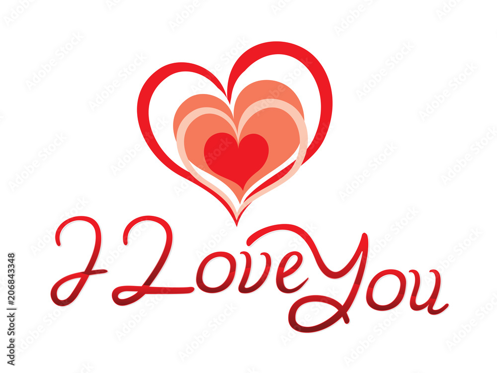 abstract artistic love you text abstract artistic love you text