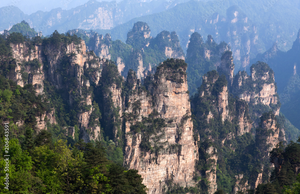 Zhangjiajie National Forest Park in Hunan Province, China