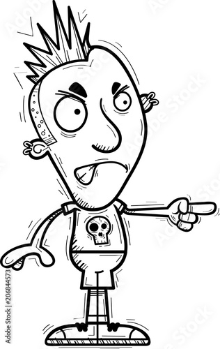 Angry Cartoon Punk