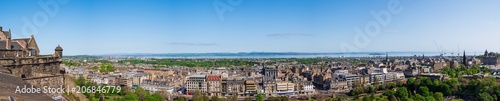 Panorama von Edinburgh/Schottland