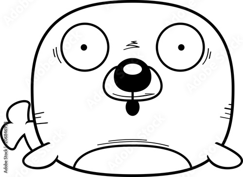 Surprised Cartoon Seal