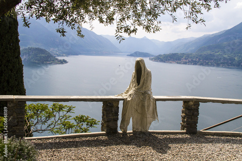 Quadro em tela castel di vezio varenna italy
