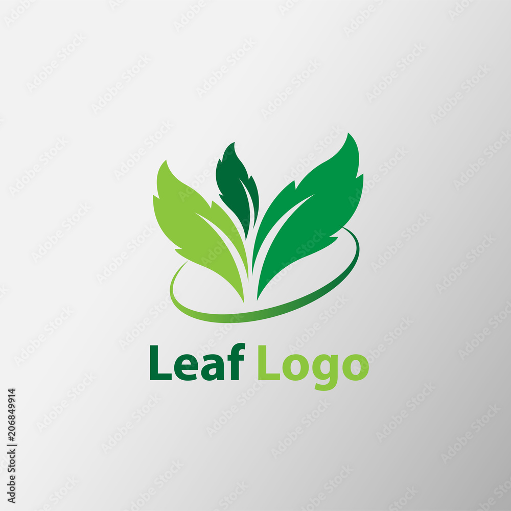 Leaf Nature Logo Design Leaf Nature Logo Design