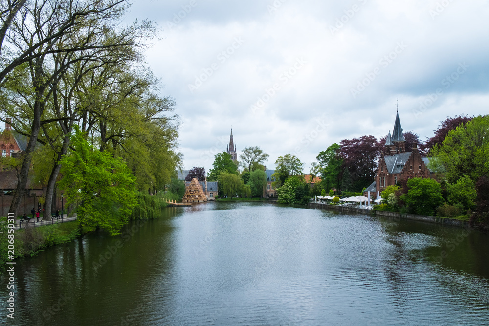 Stadt Brügge in Belgien