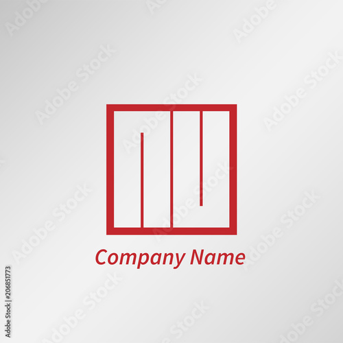 Initial Letter NU Logo Template Vector Design