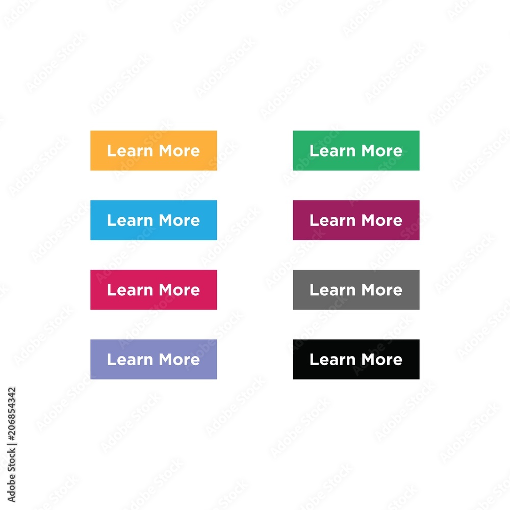 Fototapeta premium Learn more buttons
