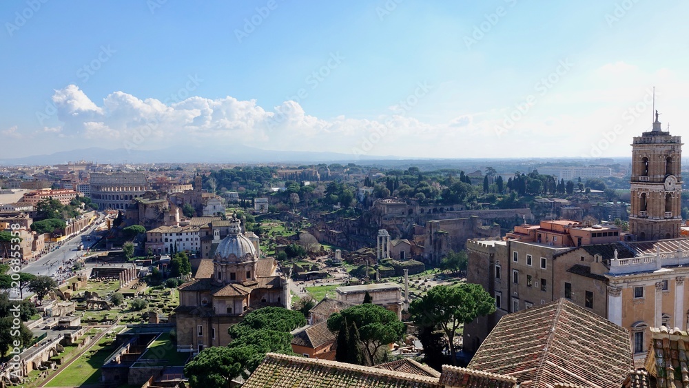 Rom Stadtpanorama, Weitblick über die ewige Stadt