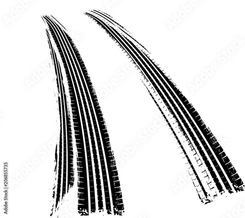 Tire Tracks Background