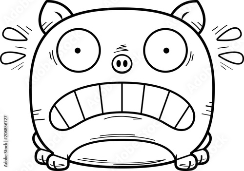 Terrified Little Pig