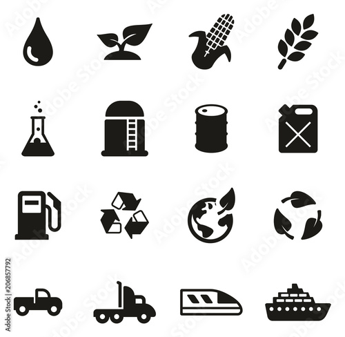 Bio Fuel Icons