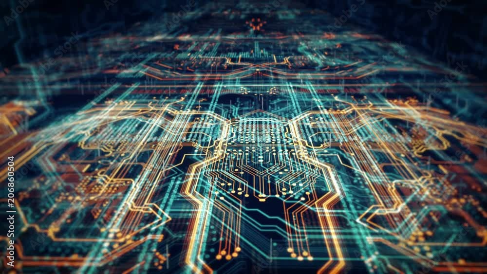 Technology background/Technology background of the abstract computer motherboard, can be used in the description of technological processes, science.