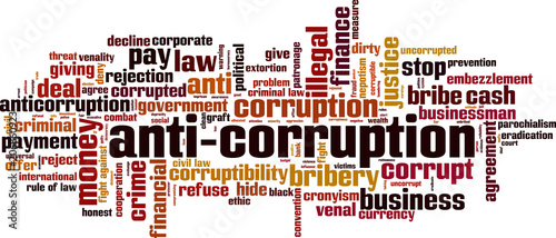 Anti-corruption word cloud