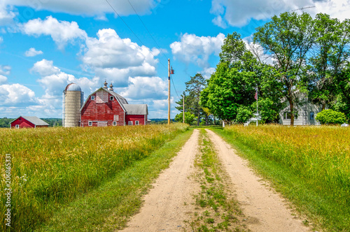 Fotografia Pathway to a Minnesota Farm