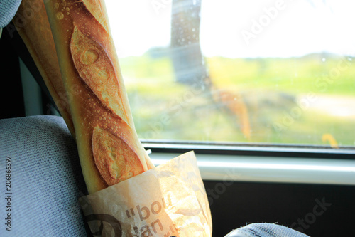 Baguette im Campingbus