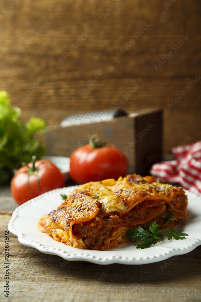 Homemade lasagna Homemade lasagna