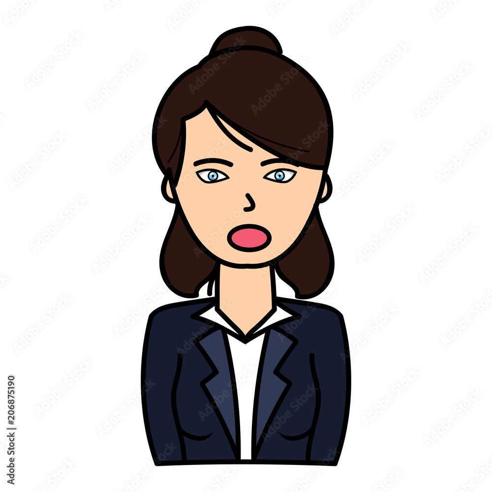 flat cartoon expression, vector illustration flat cartoon expression, vector illustration