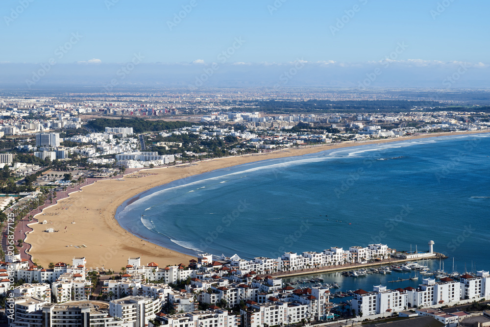 Fototapeta premium Agadir Strand und Atlantikküste