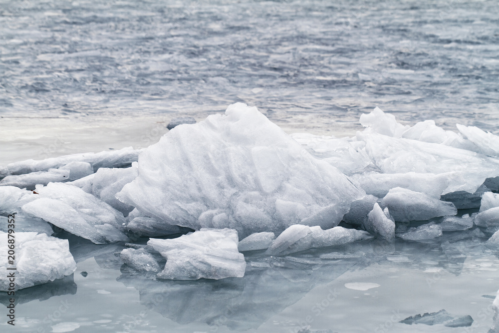 Frozen lake Frozen lake