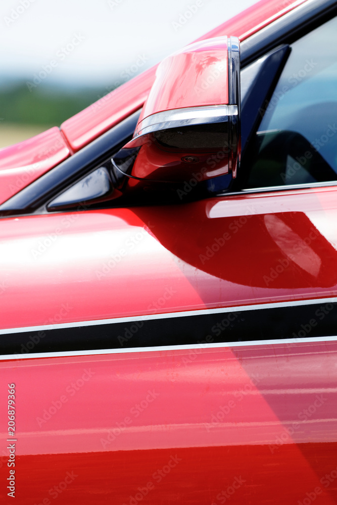 Car detail - Side rearview mirror