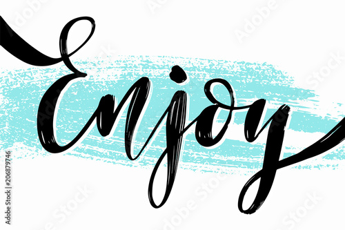 Hand drawn summer lettering...