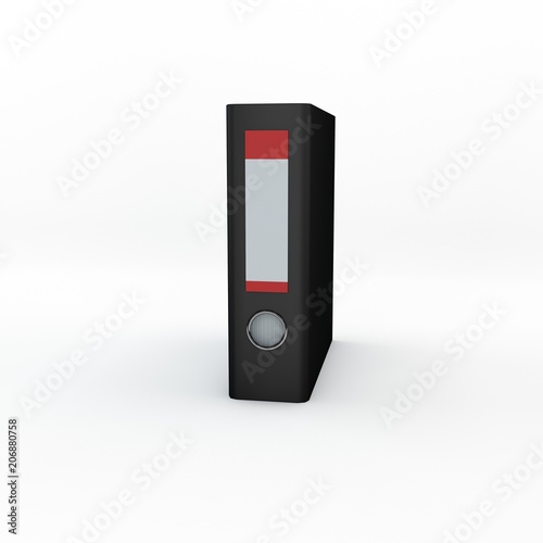 File folder. Isolated on wh...