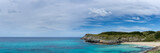 Mallorca, XXL extra large nature landscape panorama of paradise beach at bay Cala Torta