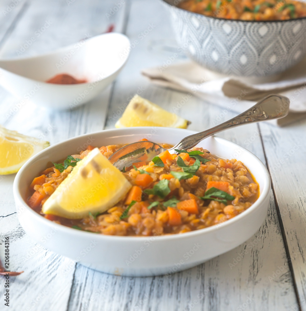 Smoked paprika red lentil stew Smoked paprika red lentil stew