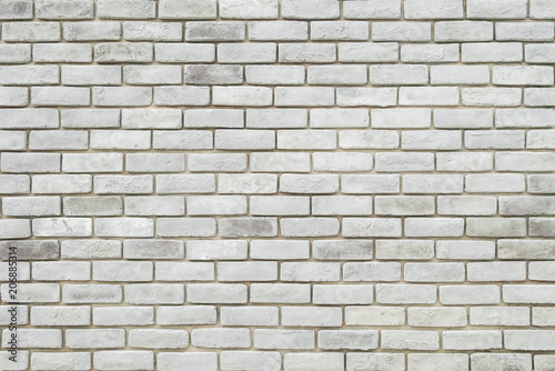 Closeup surface brick pattern at old stone brick wall textured background