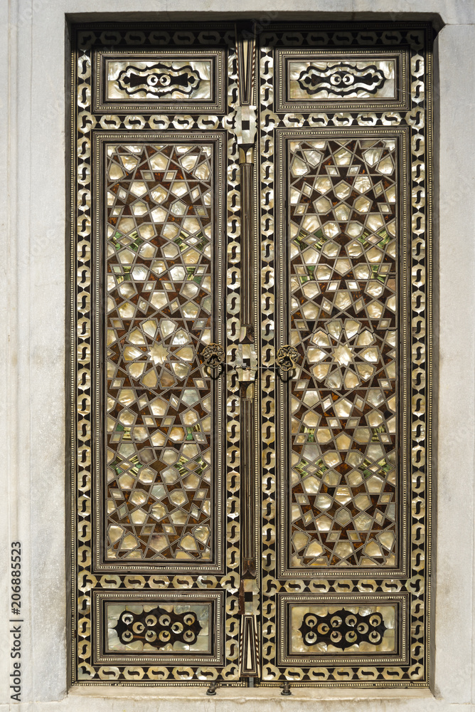 Pattern design found in a Turkish door