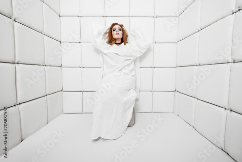 insane girl in hospital