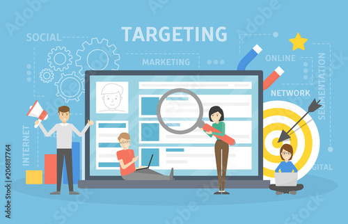 Targeting concept illustration.