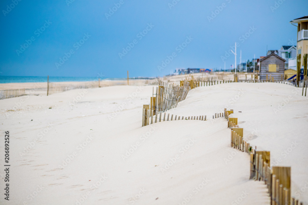 Fence in the Dunes at the Shore