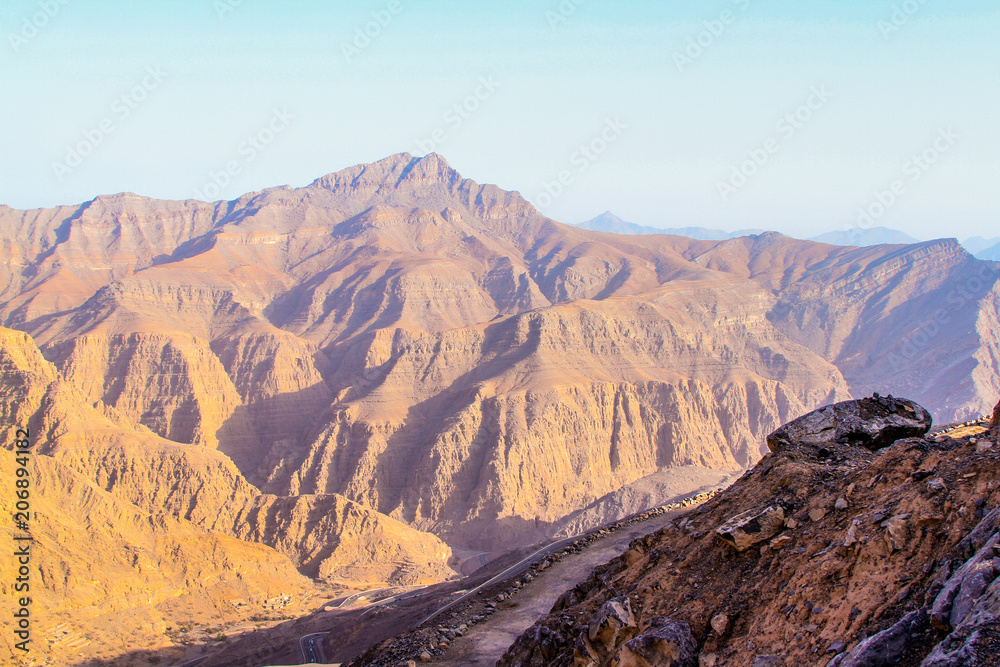 Naklejka premium Jebel Jais mountain Ras Al Khaima, UAE