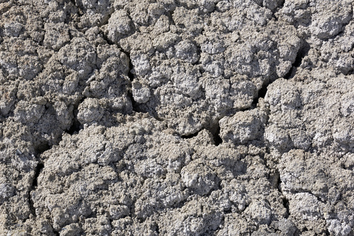 Fotografi background, texture - lifeless cracked dry saline desert soil