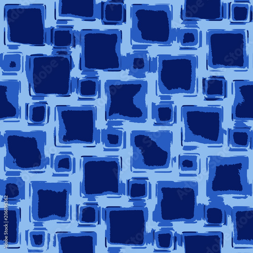 Geometry pattern blue background texture
